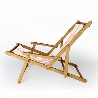 Little Arrow Design Co Cosmo Tile Terracotta Sling Chair - Pink - Deny Designs 3 Little Arrow Design Co Cosmo Tile Terracotta Sling Chair - Pink - Deny Designs