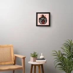 Oris Eddu Black Lives Matter Framed Wall Canvas Pink - Deny Designs -Home Decor Store GUEST 4bc3091a e114 461e 8783 b572a9c01481