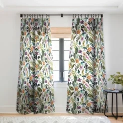 Marta Barragan Camarasa Wild Colorful Jungle FN5 Single Panel Sheer Window Curtain - Deny Designs -Home Decor Store GUEST 4ce4f844 c0ca 4d19 8366 41f62efdf1ae