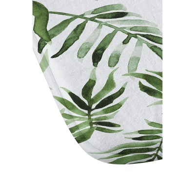 Marta Barragan Camarasa Watercolor Bath Mat Green - Deny Designs 4 Marta Barragan Camarasa Watercolor Bath Mat Green - Deny Designs - Image 2