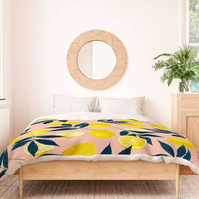 Deny Designs 83 Oranges Lemony Goodness Duvet Cover Set Yellow 4 Deny Designs 83 Oranges Lemony Goodness Duvet Cover Set Yellow - Image 2