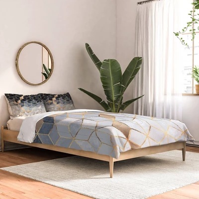 Elisabeth Fredriksson Soft Gradient Cubes II 100% Cotton Comforter Set - Deny Designs 3 Elisabeth Fredriksson Soft Gradient Cubes II 100% Cotton Comforter Set - Deny Designs