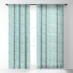 Wagner Campelo Dune Dots 5 Single Panel Sheer Window Curtain - Deny Designs