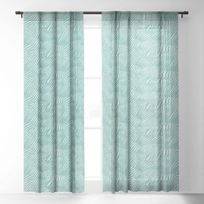 Wagner Campelo Dune Dots 5 Single Panel Sheer Window Curtain - Deny Designs 3 Wagner Campelo Dune Dots 5 Single Panel Sheer Window Curtain - Deny Designs