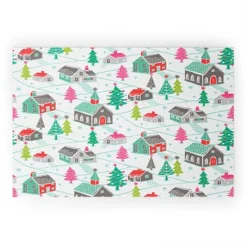 Wendy Kendall Christmas Town Looped Vinyl Welcome Mat - Society6 -Home Decor Store GUEST 58bf0df2 9fee 458f ab22 aa92f748f609