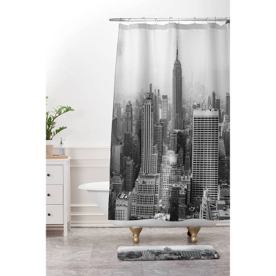 Bethany Young Photography In A New York State Of Mind Shower Curtain Black/White - Deny Designs 4 Bethany Young Photography In A New York State Of Mind Shower Curtain Black/White - Deny Designs - Image 2