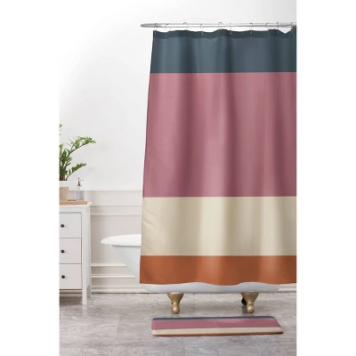 Color Poems Contemporary Color Block Shower Curtain - Deny Designs 8 Color Poems Contemporary Color Block Shower Curtain - Deny Designs - Image 6