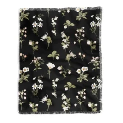 Iveta Abolina Pineberries Botanicals Black Woven Throw Blanket - Deny Designs 12 Iveta Abolina Pineberries Botanicals Black Woven Throw Blanket - Deny Designs -Home Decor Store GUEST 5bc57a3c 9195 4c85 8b64 3431032b7788
