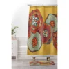 Valentina Ramos Blomma Shower Curtain Yellow - Deny Designs -Home Decor Store GUEST 5cf8deaf 51a2 4840 b6cd 64d35138a977