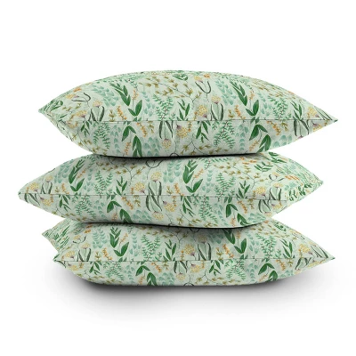 Pimlada Phuapradit Green Garden Square Throw Pillow Green - Deny Designs 5 Pimlada Phuapradit Green Garden Square Throw Pillow Green - Deny Designs - Image 3