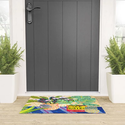 Misha Blaise Design Buen Dia Looped Vinyl Welcome Mat - Society6 3 Misha Blaise Design Buen Dia Looped Vinyl Welcome Mat - Society6