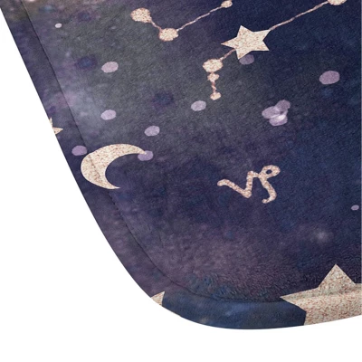 Jacqueline Maldonado Zodiac Memory Foam Bath Mat Rose Gold - Deny Designs 4 Jacqueline Maldonado Zodiac Memory Foam Bath Mat Rose Gold - Deny Designs - Image 2