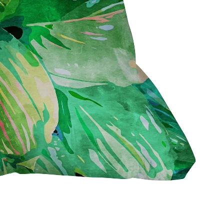 16"x16" 83 Colors Of The Jungle Square Throw Pillow Oranges - Deny Designs 4 16"x16" 83 Colors Of The Jungle Square Throw Pillow Oranges - Deny Designs - Image 2