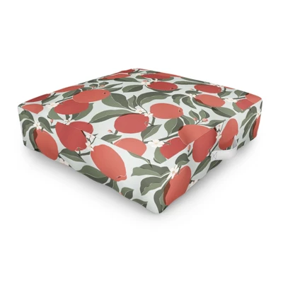 Cuss Yeah Designs Abstract Red Apples Outdoor Floor Cushion - Deny Designs 4 Cuss Yeah Designs Abstract Red Apples Outdoor Floor Cushion - Deny Designs - Image 2
