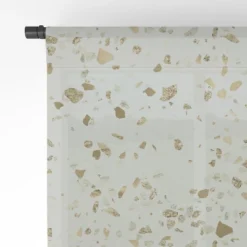 Nature Magick Metallic Gold Terrazzo Sparkle Single Panel Sheer Window Curtain - Deny Designs 10 Nature Magick Metallic Gold Terrazzo Sparkle Single Panel Sheer Window Curtain - Deny Designs -Home Decor Store GUEST 64cbf15e add9 40e4 9d35 d1dbb0e756f0