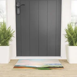 Dan Hobday Art Dream Landscape Welcome Mat - Society6