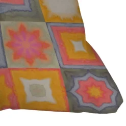 20"x20" Deny Designs Alisa Galitsyna Watercolor Tiles Square Outdoor Throw Pillow