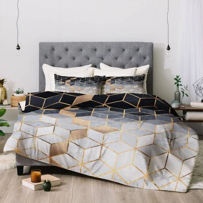 Elisabeth Fredriksson Soft Gradient Cubes II 100% Cotton Comforter Set - Deny Designs 5 Elisabeth Fredriksson Soft Gradient Cubes II 100% Cotton Comforter Set - Deny Designs - Image 3