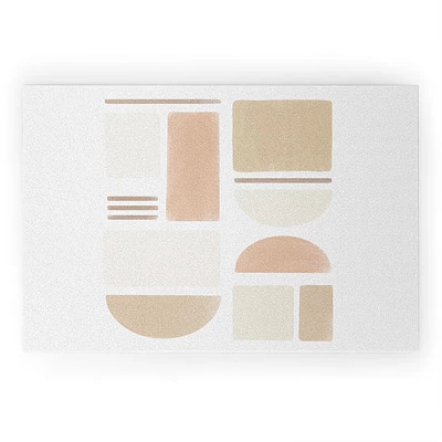 Bohomadic.Studio Geometric Shapes In Creme And Soft Pink Welcome Mat - Society6 8 Bohomadic.Studio Geometric Shapes In Creme And Soft Pink Welcome Mat - Society6 - Image 6