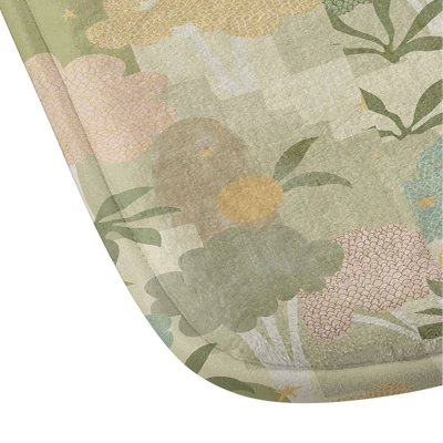 Bohemian Walk Memory Foam Bath Mat Beige - Deny Designs 4 Bohemian Walk Memory Foam Bath Mat Beige - Deny Designs - Image 2