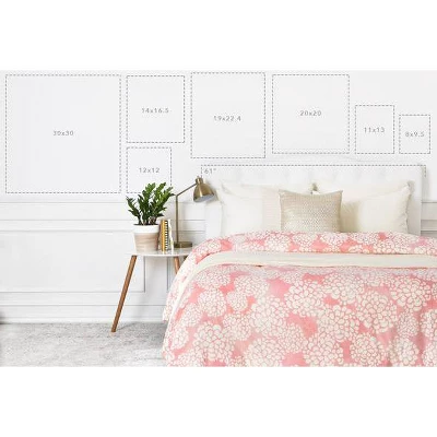 (Set Of 2) 12" X 12" Five Palms Framed Decorative Wall Art White - Deny Designs 3 (Set Of 2) 12" X 12" Five Palms Framed Decorative Wall Art White - Deny Designs