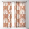 CoastL Studio Wide Palm Terra Cotta Single Panel Sheer Window Curtain - Deny Designs 2 CoastL Studio Wide Palm Terra Cotta Single Panel Sheer Window Curtain - Deny Designs -Home Decor Store GUEST 6a57b234 ec6b 4374 909d 31a0040eb542