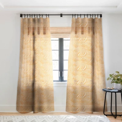 Wagner Campelo Dune Dots 3 Single Panel Sheer Window Curtain - Deny Designs 8 Wagner Campelo Dune Dots 3 Single Panel Sheer Window Curtain - Deny Designs - Image 6