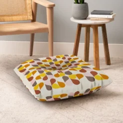 June Journal Abstract Leaves Square Floor Pillow - Deny Desings -Home Decor Store GUEST 6eb81b32 c903 4c6d 827d 3931c18156b9