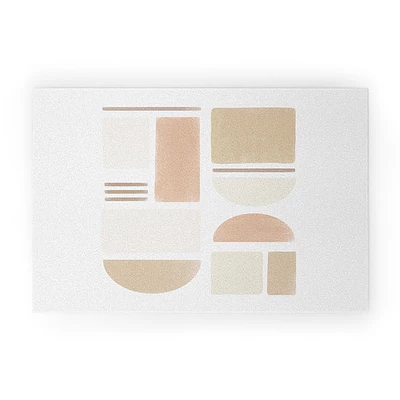 Bohomadic.Studio Geometric Shapes In Creme And Soft Pink Welcome Mat - Society6 7 Bohomadic.Studio Geometric Shapes In Creme And Soft Pink Welcome Mat - Society6 - Image 5