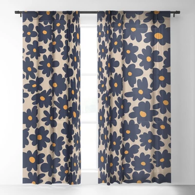 Miho Mini Floral Garden Single Panel Sheer Window Curtain - Deny Designs 3 Miho Mini Floral Garden Single Panel Sheer Window Curtain - Deny Designs
