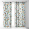 Ninola Design Citrus Fruits Summer Blue 84" X 50" Single Panel Sheer Window Curtain - Deny Designs 1 Ninola Design Citrus Fruits Summer Blue 84" X 50" Single Panel Sheer Window Curtain - Deny Designs -Home Decor Store GUEST 77f01916 4774 4254 ae07 d9362eb76cff
