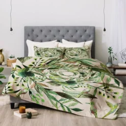 Marta Barragan Camarasa Nature In Circles Comforter & Sham Set Green - Deny Designs -Home Decor Store GUEST 79e42f00 7259 4237 b2d1 b61d29afb478
