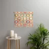 Emanuela Carratoni Vintage Floral Geometric Fiber Wall Hanging - Deny Designs