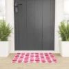 Amy Sia Heart Watercolor Looped Vinyl Welcome Mat - Society6