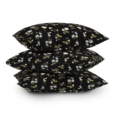 20"x20" Deny Designs Iveta Abolina Pineberry Botanicals Outdoor Throw Pillow Black: Abstract Design, Polyester Fill 5 20"x20" Deny Designs Iveta Abolina Pineberry Botanicals Outdoor Throw Pillow Black: Abstract Design, Polyester Fill - Image 3