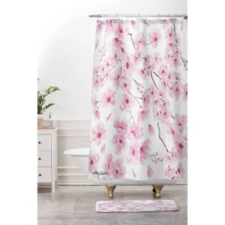 Deny Designs Melly Terpening Cherry Blossom In White Shower Curtain 5 Deny Designs Melly Terpening Cherry Blossom In White Shower Curtain -Home Decor Store GUEST 7f51beb5 20ab 46ce b0df 4813db68e09d