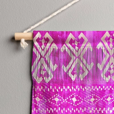 11" X 15.5" Small Schatzi Justine Mark Fiber Wall Hanging Brown/Pink - Deny Designs 4 11" X 15.5" Small Schatzi Justine Mark Fiber Wall Hanging Brown/Pink - Deny Designs - Image 2