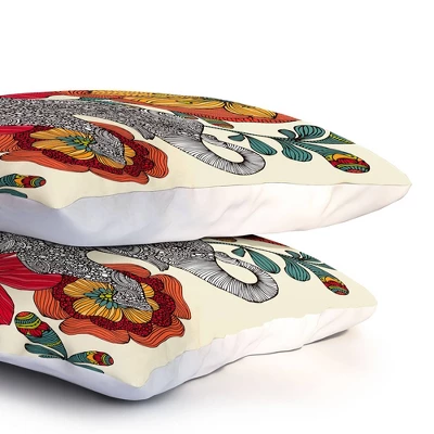 Valentina Ramos Clementine Pillow Sham Standard Red - Deny Designs 5 Valentina Ramos Clementine Pillow Sham Standard Red - Deny Designs - Image 3