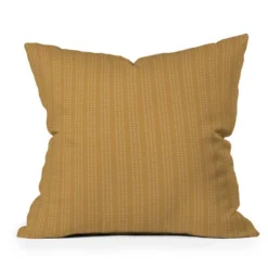 16"x16" Deny Designs Little Arrow Design Co Vert Triple Dash Ochre Square Outdoor Throw Pillow Gold 9 16"x16" Deny Designs Little Arrow Design Co Vert Triple Dash Ochre Square Outdoor Throw Pillow Gold -Home Decor Store GUEST 84045169 826a 49d5 96e9 614582e3821a