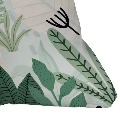 26"x26" Oversized Gale Switzer Into The Jungle Square Throw Pillow Green - Deny Designs 4 26"x26" Oversized Gale Switzer Into The Jungle Square Throw Pillow Green - Deny Designs - Image 2