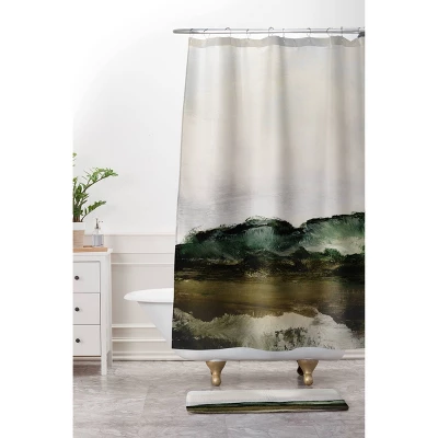 36"x24" Dan Hobday Verte 1 Memory Foam Bath Mat Brown - Deny Designs 3 36"x24" Dan Hobday Verte 1 Memory Foam Bath Mat Brown - Deny Designs