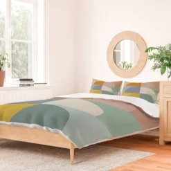 Colour Poems Contemporary Color Block Duvet Set - Deny Designs