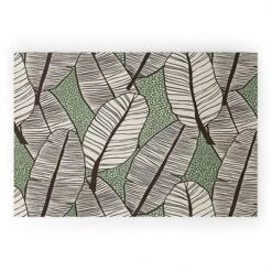 Alisa Galitsyna Tropical Banana Leaves Pattern Welcome Mat - Society6 -Home Decor Store GUEST 8ea403a0 e5b5 41ec b6cd 73ead87a2f38