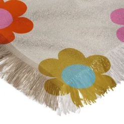 Daily Regina Designs Retro Floral Colorful Print Woven Throw Blanket - Deny Designs -Home Decor Store GUEST 8f4c6c78 91d7 4589 8652 90a278e3c07c