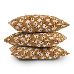Deny Designs Avenie Boho Daisies Square Outdoor Throw Pillow Brown/Gold -Home Decor Store GUEST 950de148 9bed 4e1f 9707 17a55ffa45c1