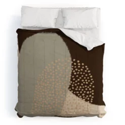 Modern Abstract Shapes 5 Polyester Comforter & Sham Set Beige/Brown - Deny Designs 7 Modern Abstract Shapes 5 Polyester Comforter & Sham Set Beige/Brown - Deny Designs -Home Decor Store GUEST 9e7d4497 5592 4c86 b87f fa061c3c8d43