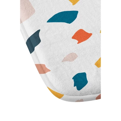 83 Oranges Terrazzo Love Memory Foam Bath Mat - Deny Designs 3 83 Oranges Terrazzo Love Memory Foam Bath Mat - Deny Designs