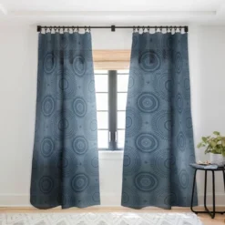 Little Arrow Design Co Boho Sun And Stars Dark Blue Single Panel Sheer Window Curtain - Deny Designs -Home Decor Store GUEST a09fbcaf f093 4a8e b8ca 75308c1f0521