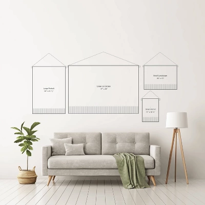 47"x32" 3pc Pimlada Phuapradit Blue And White Floral Wall Hanging Landscape Tapestries Blue - Deny Designs 5 47"x32" 3pc Pimlada Phuapradit Blue And White Floral Wall Hanging Landscape Tapestries Blue - Deny Designs - Image 3