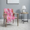 Daily Regina Designs Abstract Retro Flower Pink Woven Throw Blanket - Deny Designs -Home Decor Store GUEST a1d5d593 b806 4a1c 8734 b208c7088062